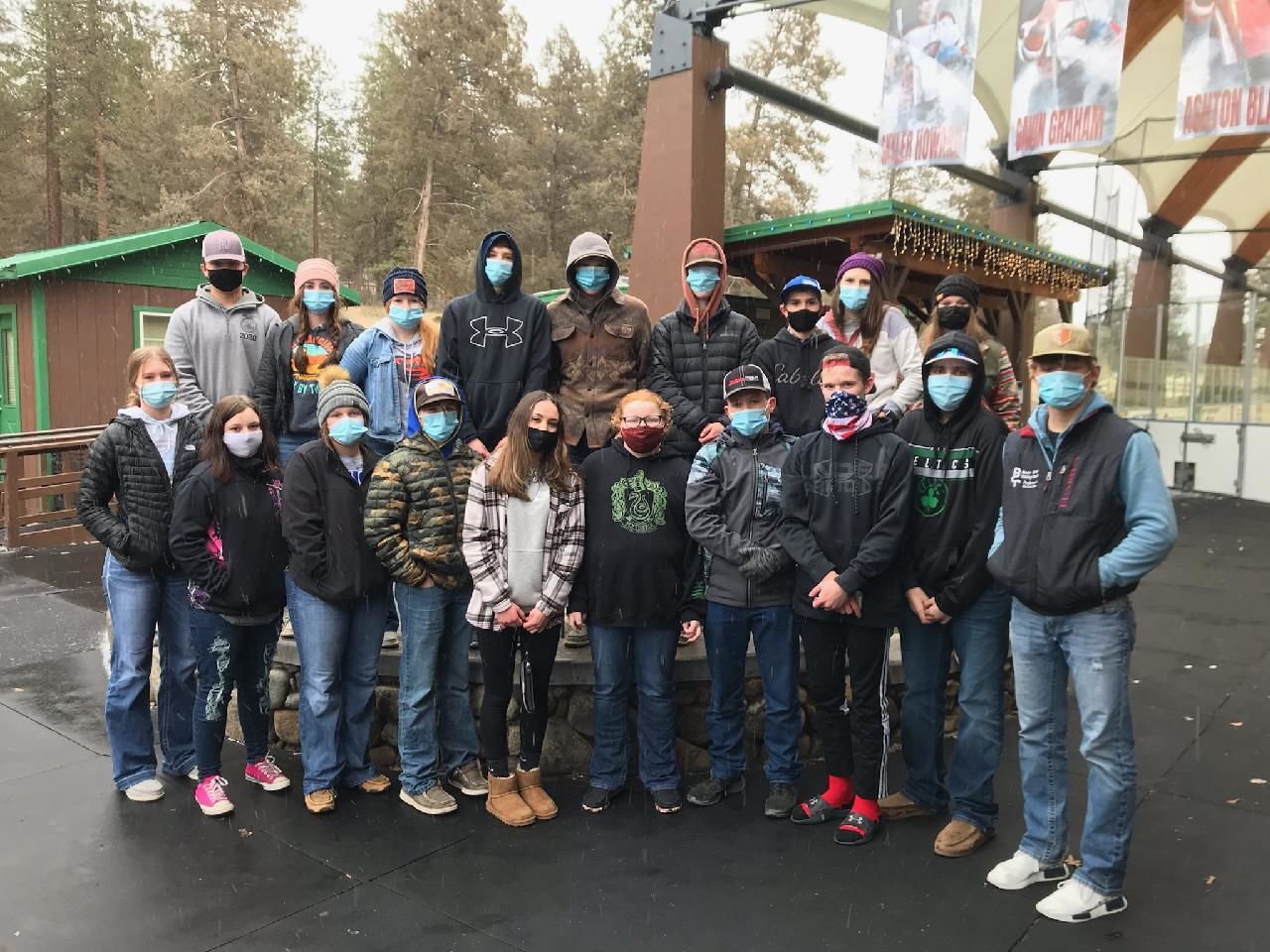 Lakeview FFA ice skating fun